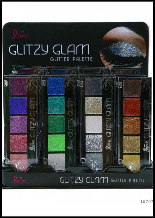 Festlig glitter palette